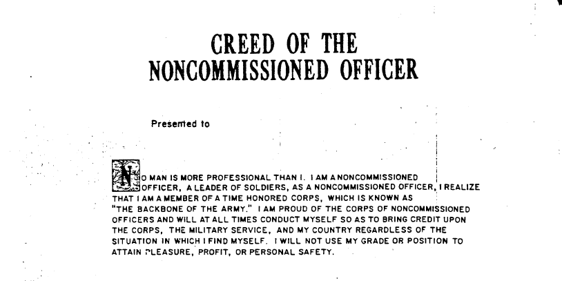 NCO Creed screen shot