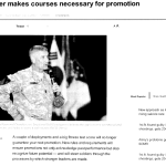 Chandler makes courses necessary for promotion front page