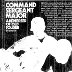 Command Sergeant Major a New Breed of Old Soldier cover
