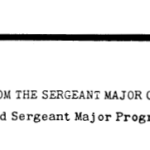 Command Sergeant Major Program title