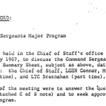 Command Sergeants Major Program first two paragraphs