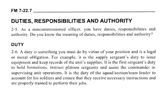 Duties, Responsibilities, and Authority intro