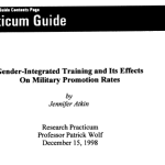 Gender-Integrated Training and Its Effects On Military Promotion Rates cover
