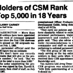 Half of Holders of CSM Rank Top 5,000 in 18 Years