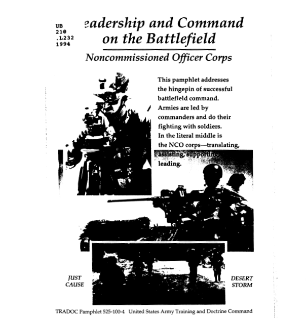 Leadership and Command on the Battlefield cover