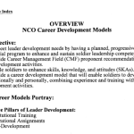 NCO Career Development Models screen shot