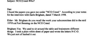 NCO Creed-Who? screen shot