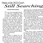 Origin of the NCO Creed screen shot