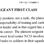 Platoon Sergeant and Sergeant First Class first point