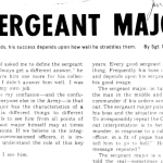 Sergeant Major half page