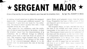 Sergeant Major half page