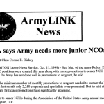 SMA Says Army Needs More Junior NCOs introduction