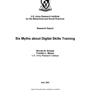 Six Myths about Digital Skills Training Cover