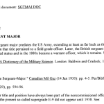 SGT Maj Sources half page