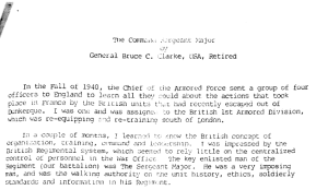 The Command Sergeant Major (Unpublished) first two paragraphs