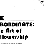The Subordinate: The Art of Followership cover