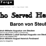 Baron von Steuben biography