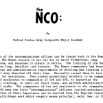 the NCO: first paragraph