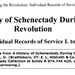 A History of Schenectady During the Revolution cover