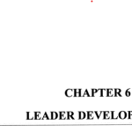 Chapter 6 Leader Development title