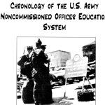 Chronology of the U.S. Army Noncommissioned Officer Education System title and photo