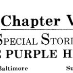Chapter V Special Stories The Purple Heart title