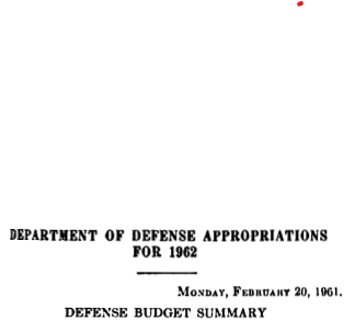 Department of Defense Appropriations for 1962 title