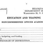 Education and Training Noncommissioned Officer Academies title