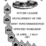 Future Leader Development of the Army Noncommissioned Officers Workshop cover