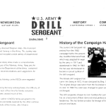 History of the Drill Sergeant half page