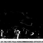History of the Fort Polk Noncommissioned Officer Academy title and picture