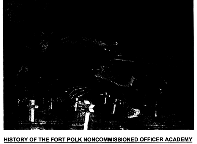 History of the Fort Polk Noncommissioned Officer Academy title and picture