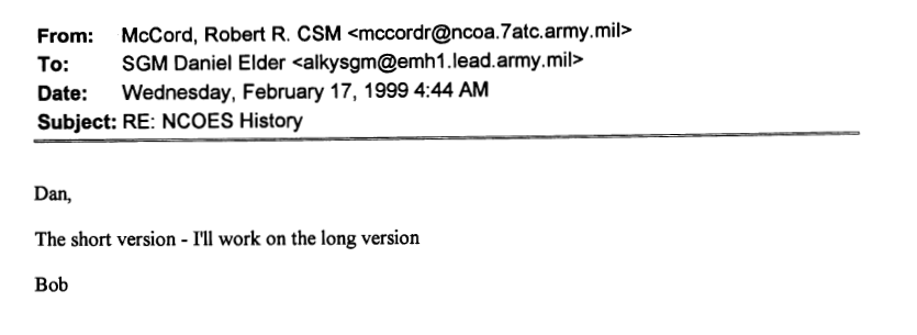 History of the Seventh United States Army email segment