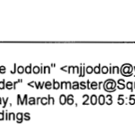 Jodoin and Elder Mail header