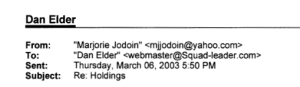 Jodoin and Elder Mail header