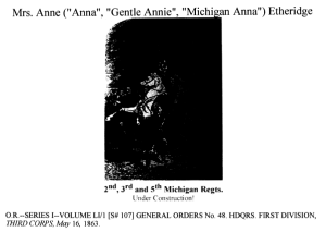 Mrs. Anne ("Anna", "Gentle Annie", "Michigan Anna") Etheridge cover