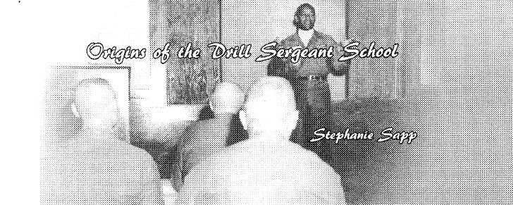 Origins of the Drill Sergeant School title