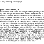 Sergeant Daniel Bissell, Jr. full