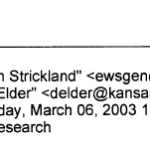 Strickland and Elder Mail header