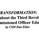 TRANSFORMATION: Bringing about the Third Revolution in Noncommissioned Officer Education title