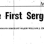 The First Sergeant title