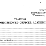 Training Noncommissioned Officer Academies title
