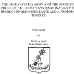 The United States Army and the Sergeant Problem cover