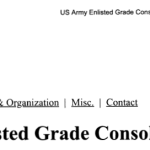 US Army Enlisted Grade Consolidation of 1920 title