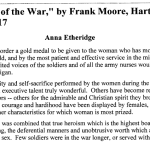 Women of the War first three paragraphs