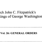Writings of Washington Vol. 26: General Orders title
