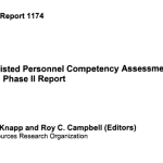 Army Enlisted Personnel Competency Assessment Program: Phase II Report title