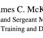 CSM James C. McKinney title
