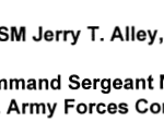 CSM Jerry T. Alley, Jr. title