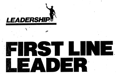 First Line Leader title